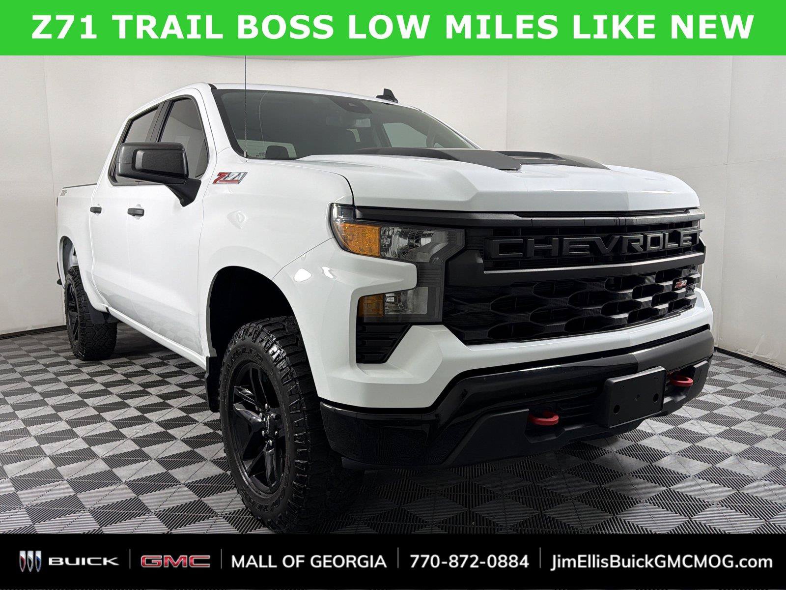 Used 2023 Chevrolet Silverado 1500 Custom Trail Boss w/ LPO, Dark Essentials Package AWD/4WD image 1