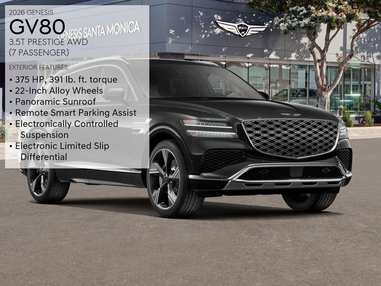 New 2026 Genesis GV80 3.5T Prestige image 3