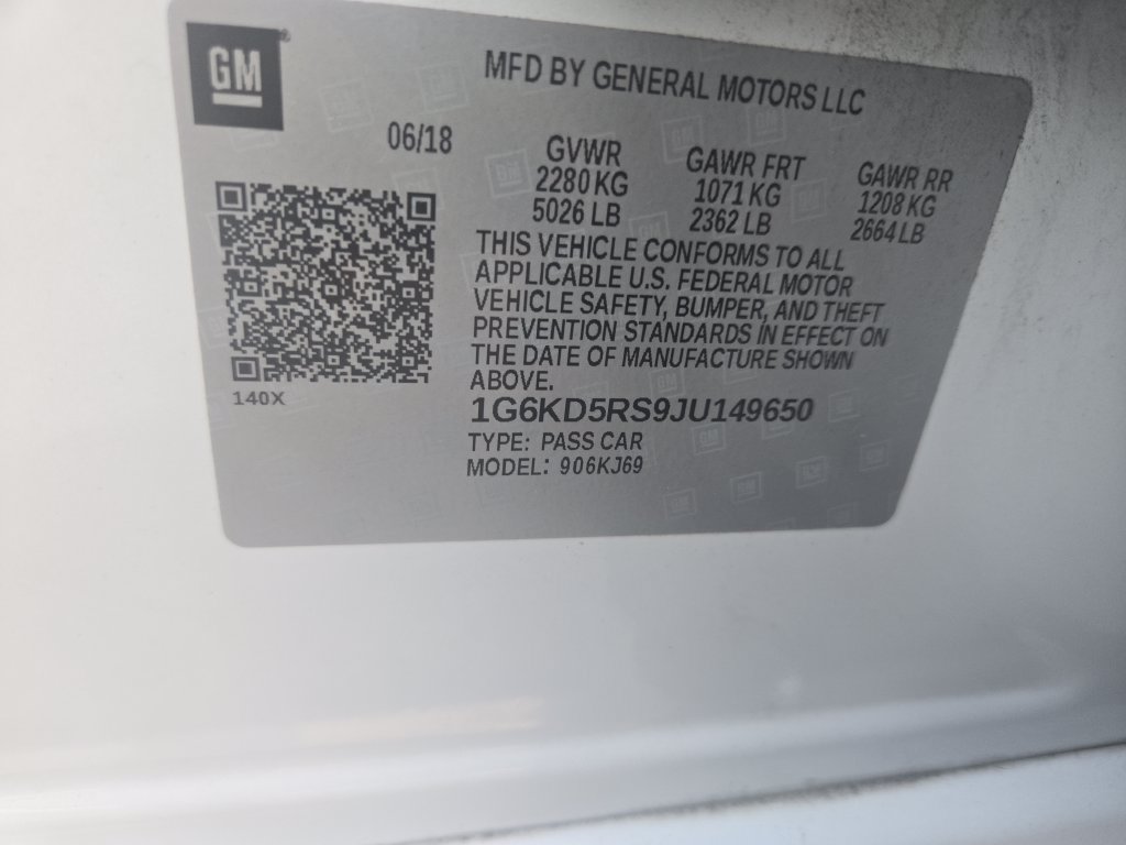 Used 2018 Cadillac CT6 Luxury AWD/4WD image 13