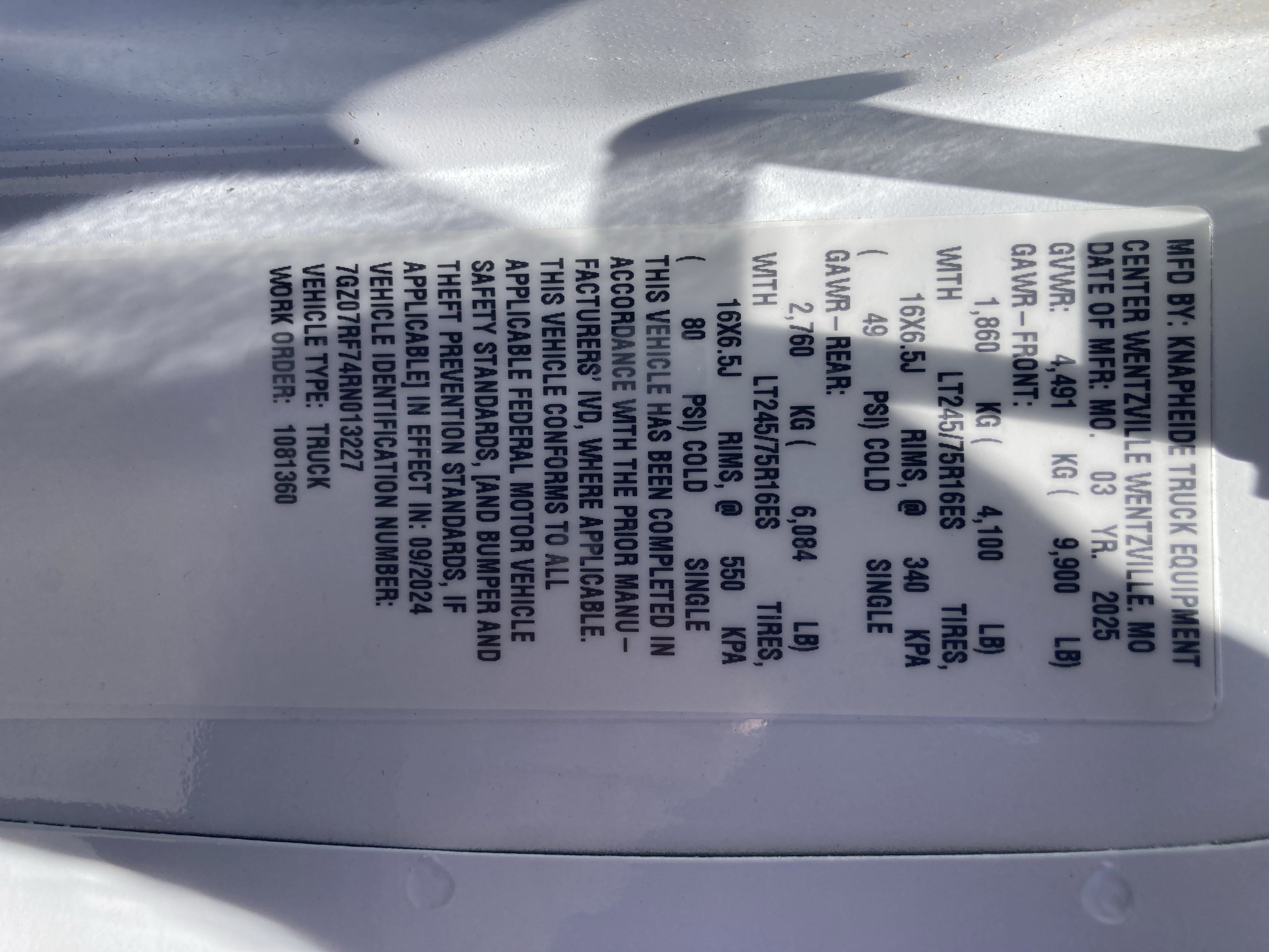 New 2024 GMC Savana 3500 w/ Power Convenience Package image 51