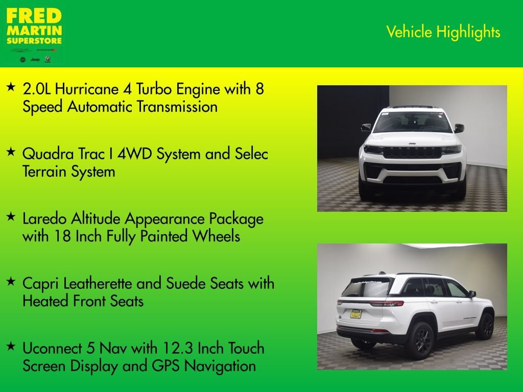 New 2027 Jeep Grand Cherokee Altitude AWD/4WD image 8
