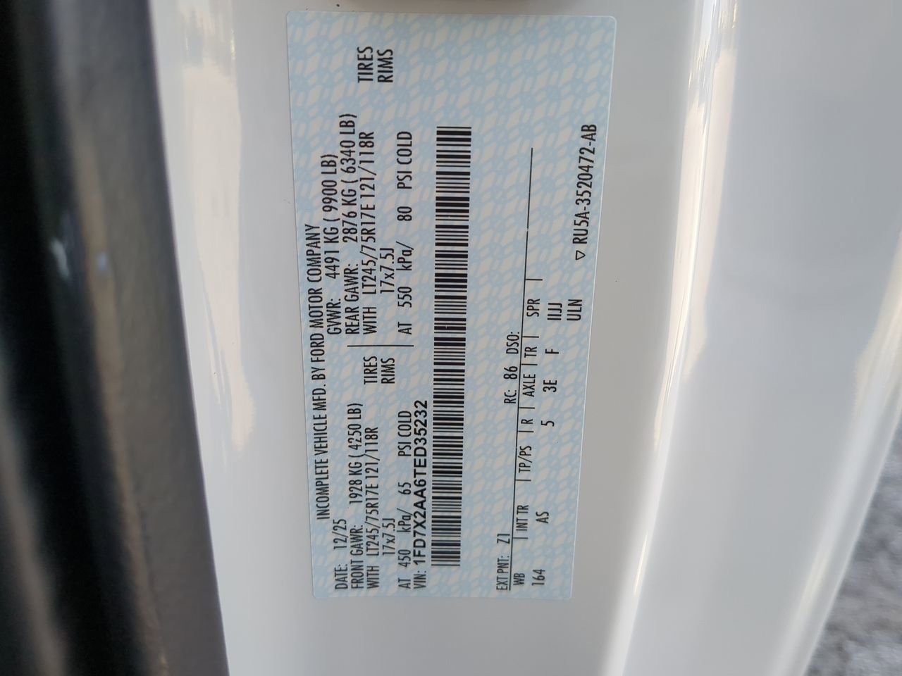 New 2026 Ford F250 XL w/ XL Chrome Package image 24