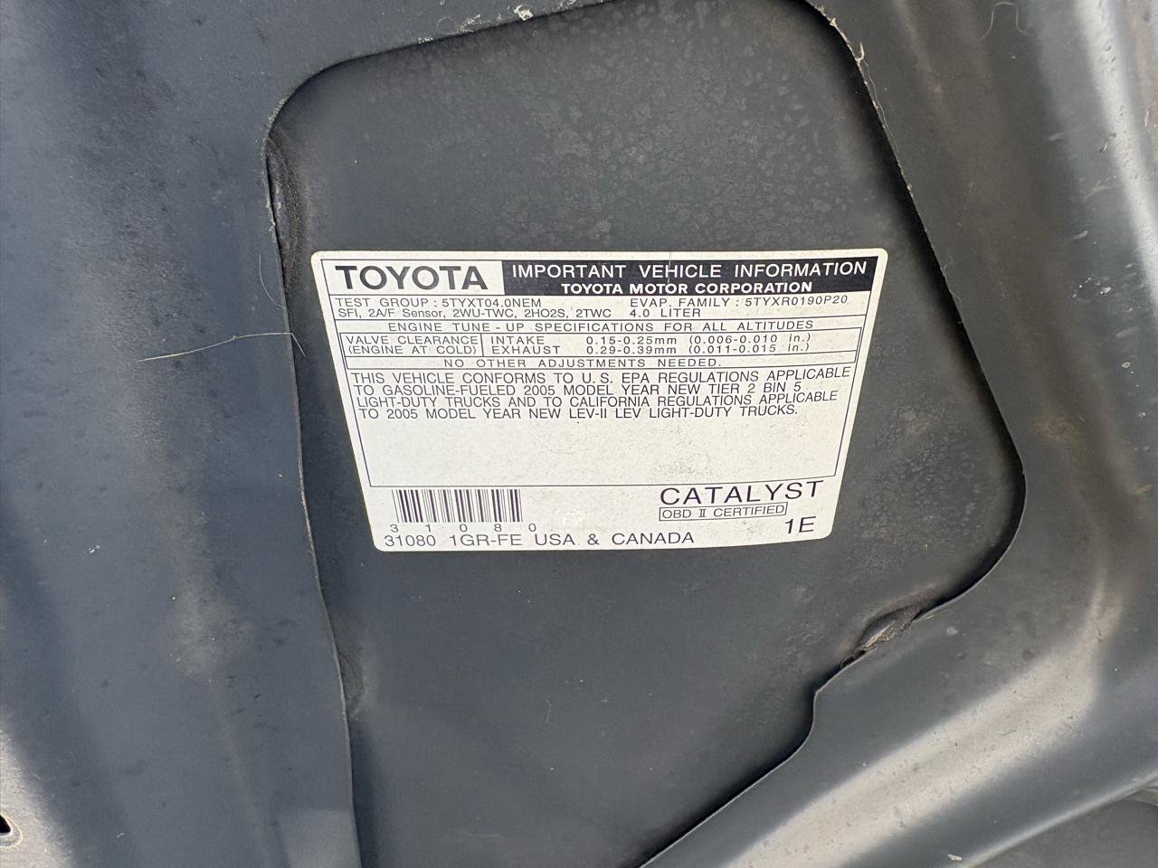 Used 2005 Toyota Tundra 2WD Regular Cab image 33