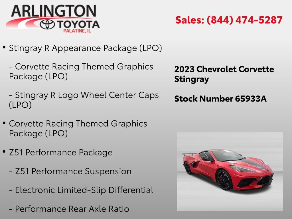 Used 2023 Chevrolet Corvette Stingray Premium Cpe w/ Z51 Performance Package RWD video 2