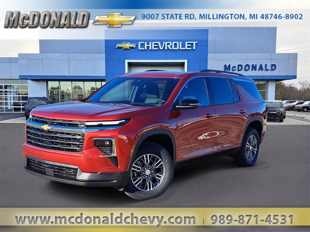 New 2026 Chevrolet Traverse LT w/ LPO, Floor Liner Package