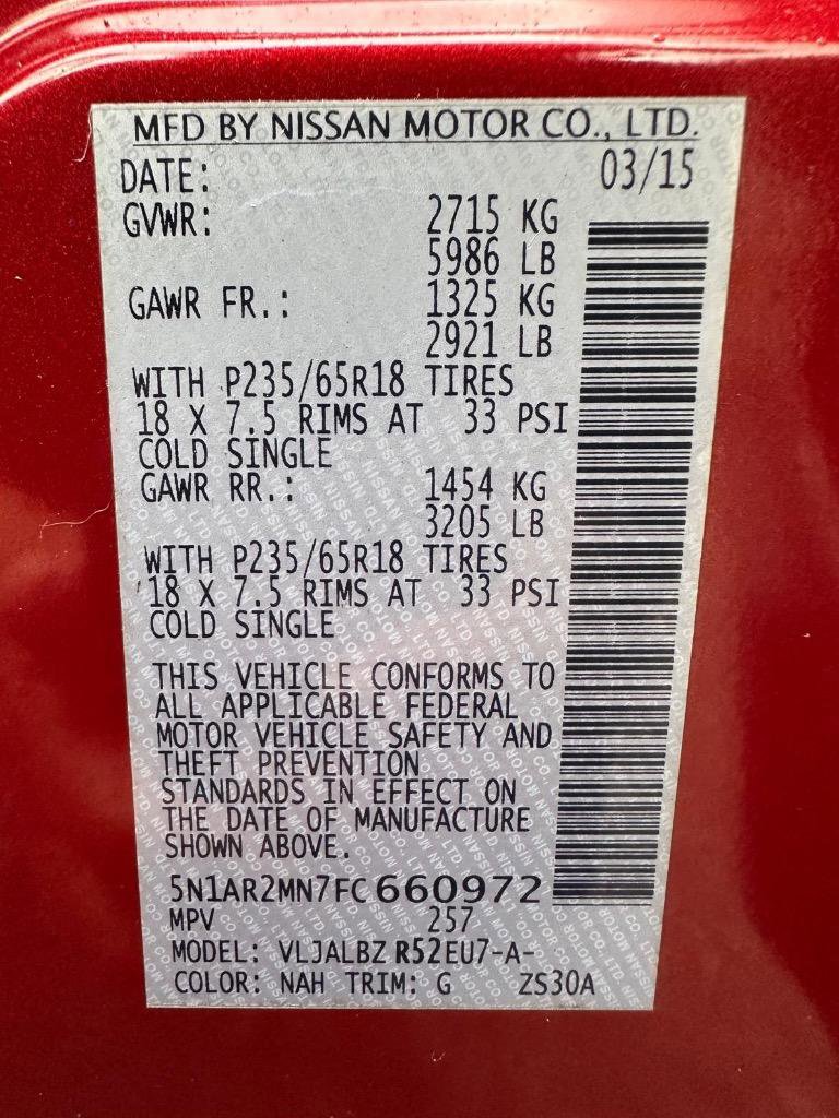 Used 2015 Nissan Pathfinder S FWD image 48