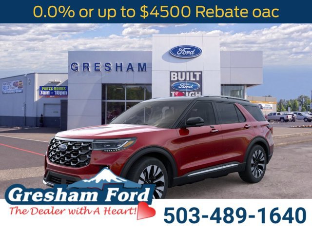 New 2026 Ford Explorer Platinum w/ LUX Leather Package AWD/4WD 360° Tour