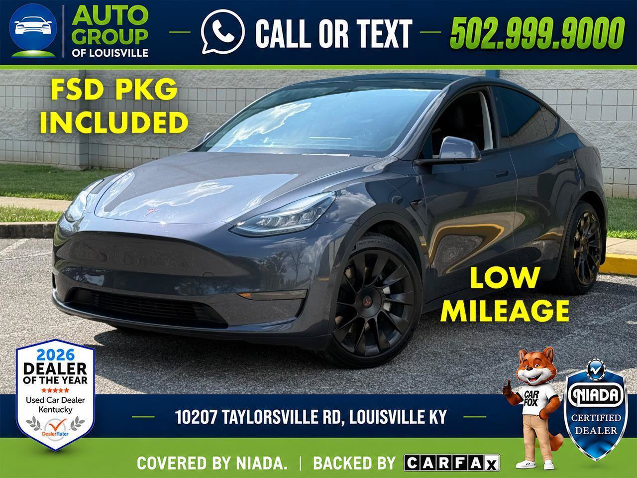 Used 2020 Tesla Model Y Long Range AWD/4WD image 1