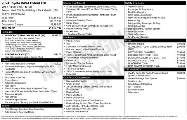 Used 2024 Toyota RAV4 XSE w/ Advanced Technology Package image 25
