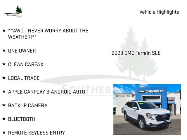 Used 2023 GMC Terrain SLE w/ Driver Convenience Package AWD/4WD image 9