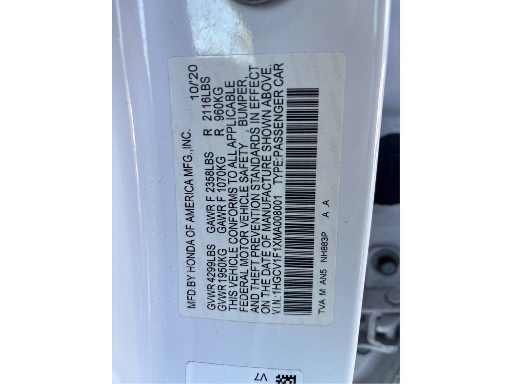 Used 2021 Honda Accord LX image 16