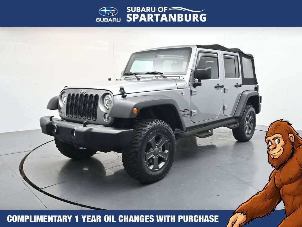 Used 2017 Jeep Wrangler Unlimited Sport w/ Quick Order Package 24S AWD/4WD image 3