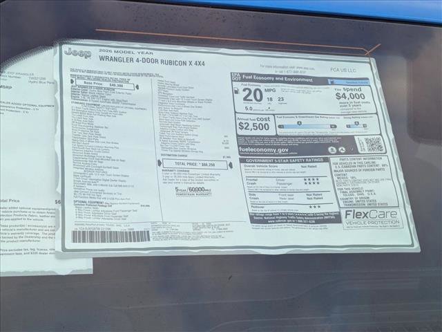 New 2026 Jeep Wrangler Unlimited Rubicon image 17