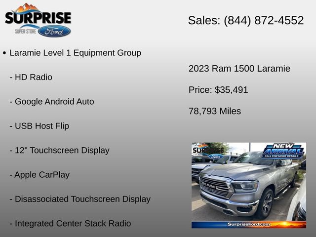 Used 2023 RAM 1500 Laramie AWD/4WD image 15