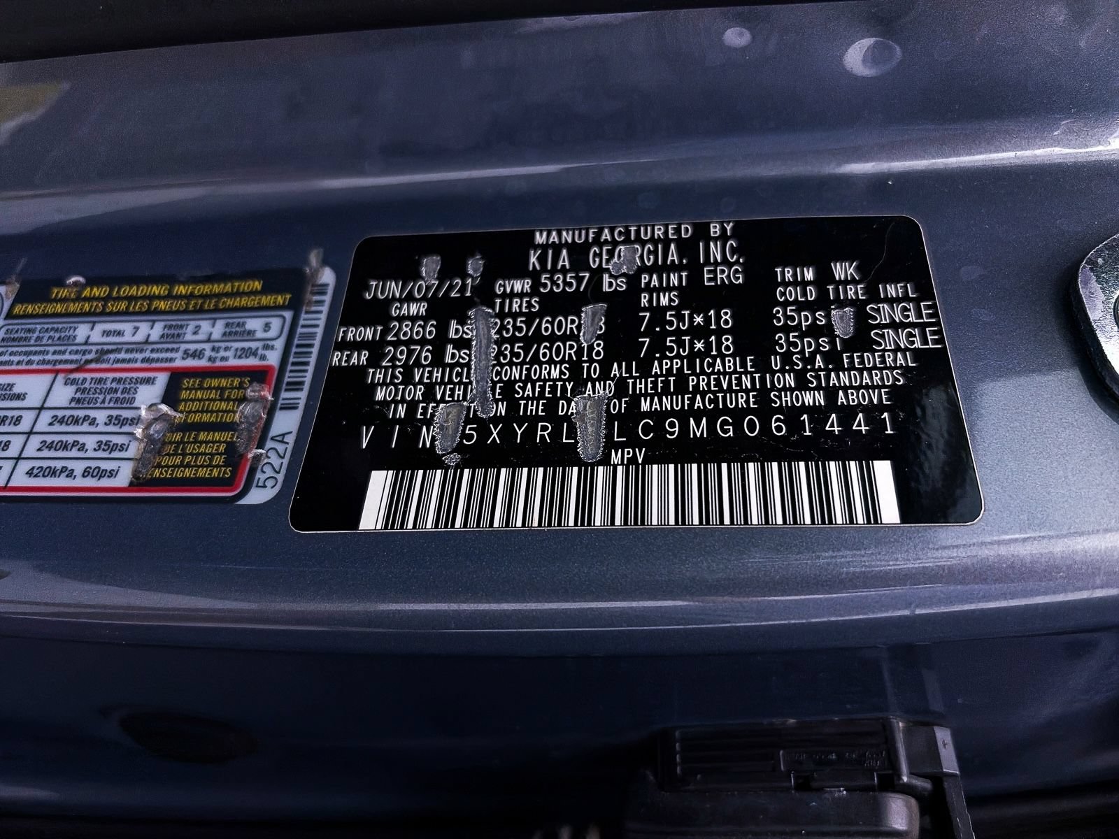 Used 2021 Kia Sorento S FWD image 41