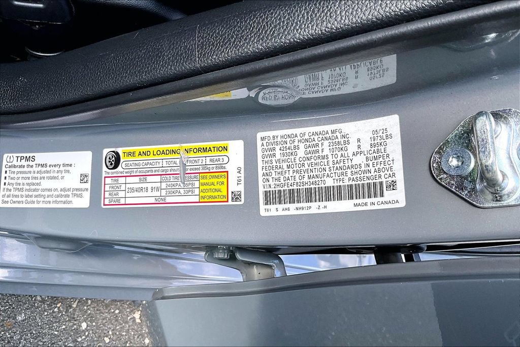 Used 2025 Honda Civic Sport image 16