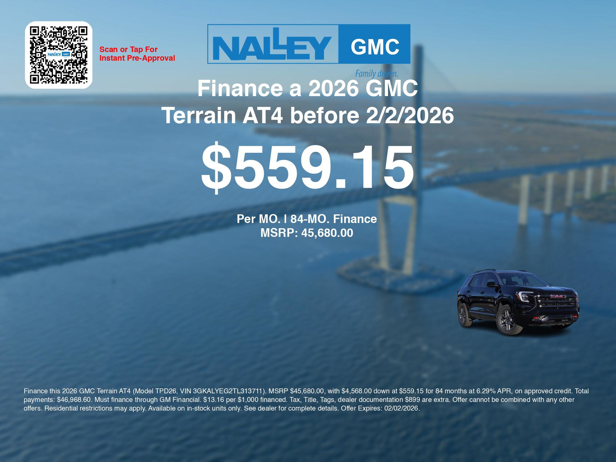 New 2026 GMC Terrain AT4 w/ Convenience Package III image 7