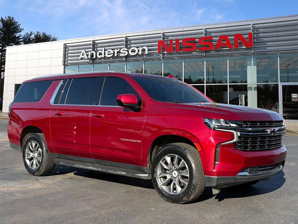 Used 2021 Chevrolet Suburban LT w/ Rear Media and Nav Package image 1