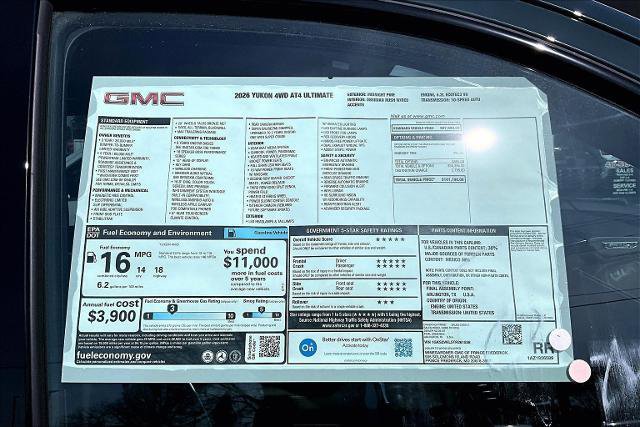 New 2026 GMC Yukon AT4 Ultimate image 14