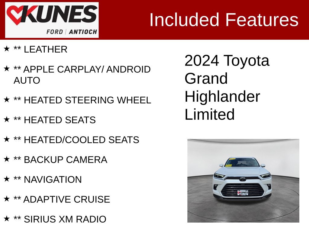 Used 2024 Toyota Grand Highlander AWD image 3