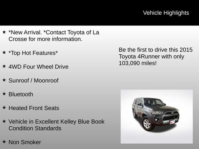 Used 2015 Toyota 4Runner SR5 Premium image 6