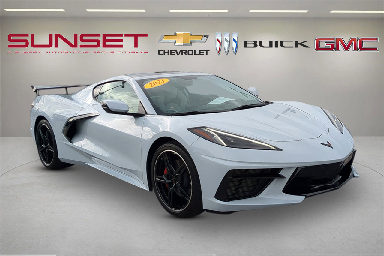 Certified 2021 Chevrolet Corvette Stingray Premium Cpe w/ Engine Appearance Package image 1