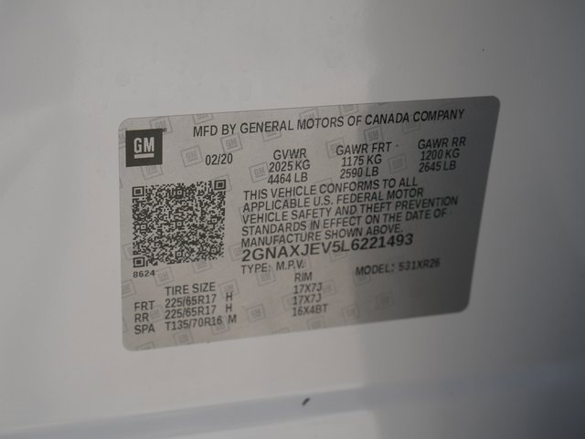 Used 2020 Chevrolet Equinox LT w/ Driver Convenience Package image 25