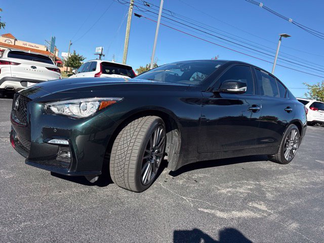 Used 2023 INFINITI Q50 Red Sport 400 w/ Black Opal Edition AWD/4WD image 13