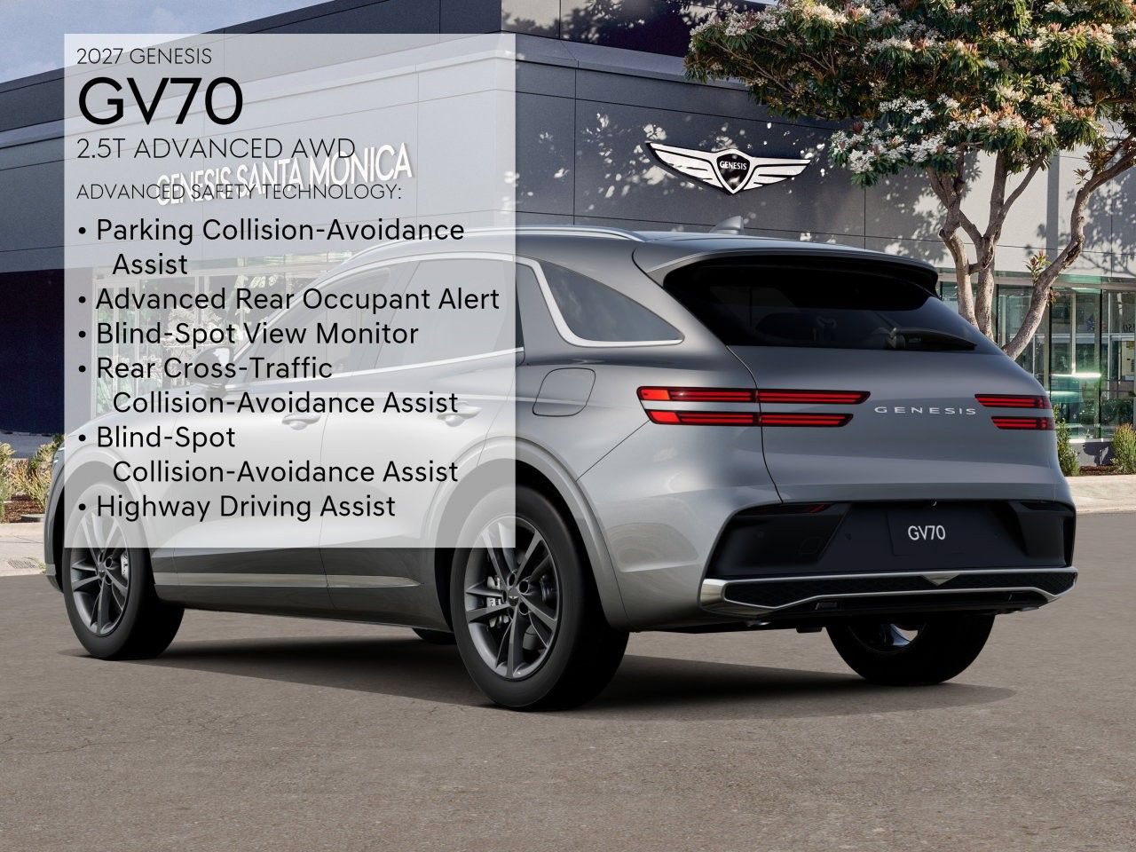 New 2027 Genesis GV70 2.5T Advanced AWD/4WD image 8