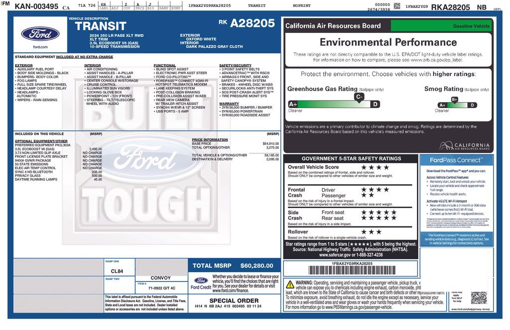 Used 2024 Ford Transit 350 XLT RWD image 4