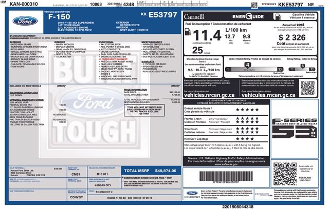 Used 2019 Ford F150 XLT w/ Trailer Tow Package AWD/4WD image 27