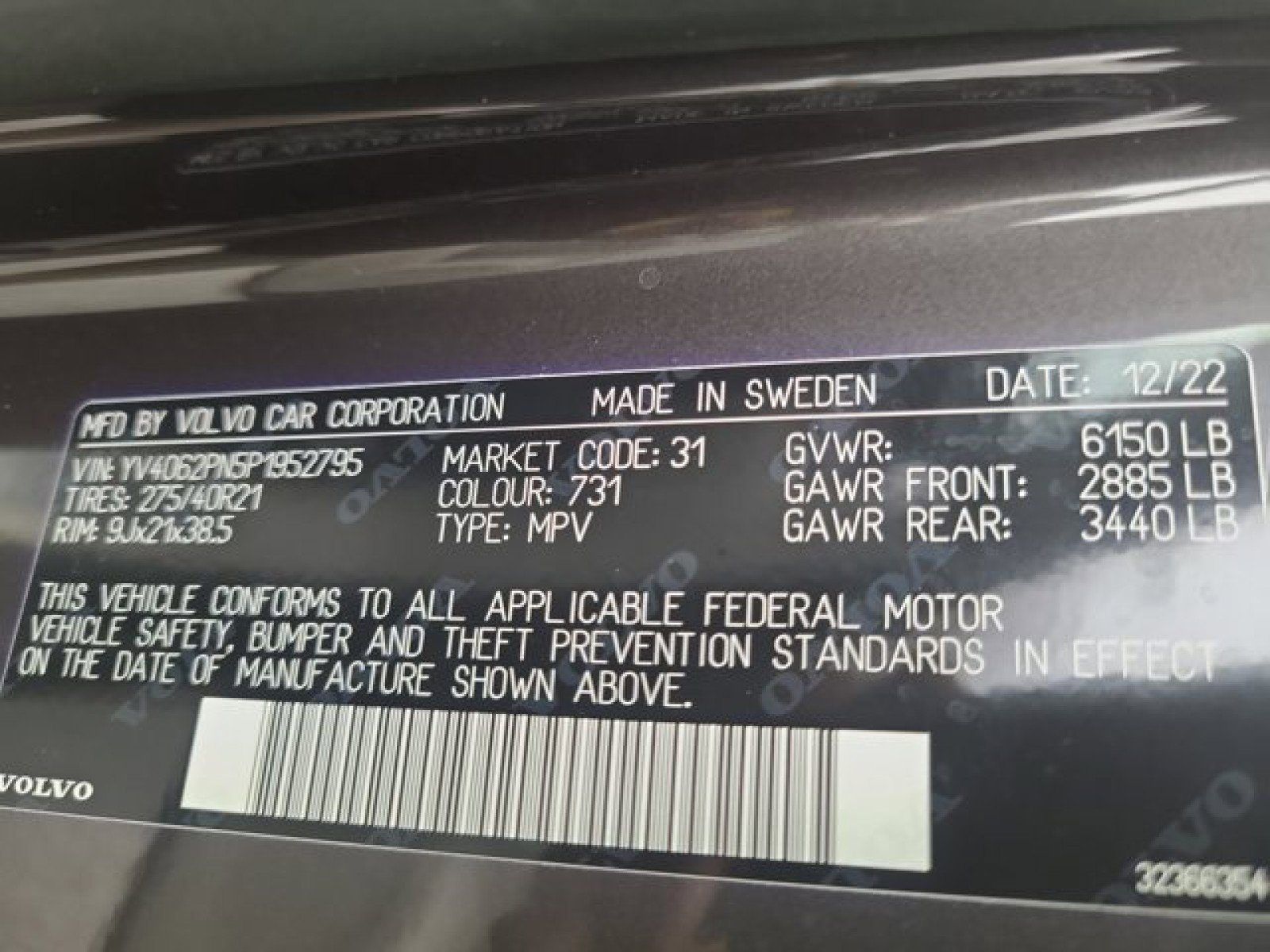 Used 2023 Volvo XC90 B6 Plus w/ Protection Package image 25