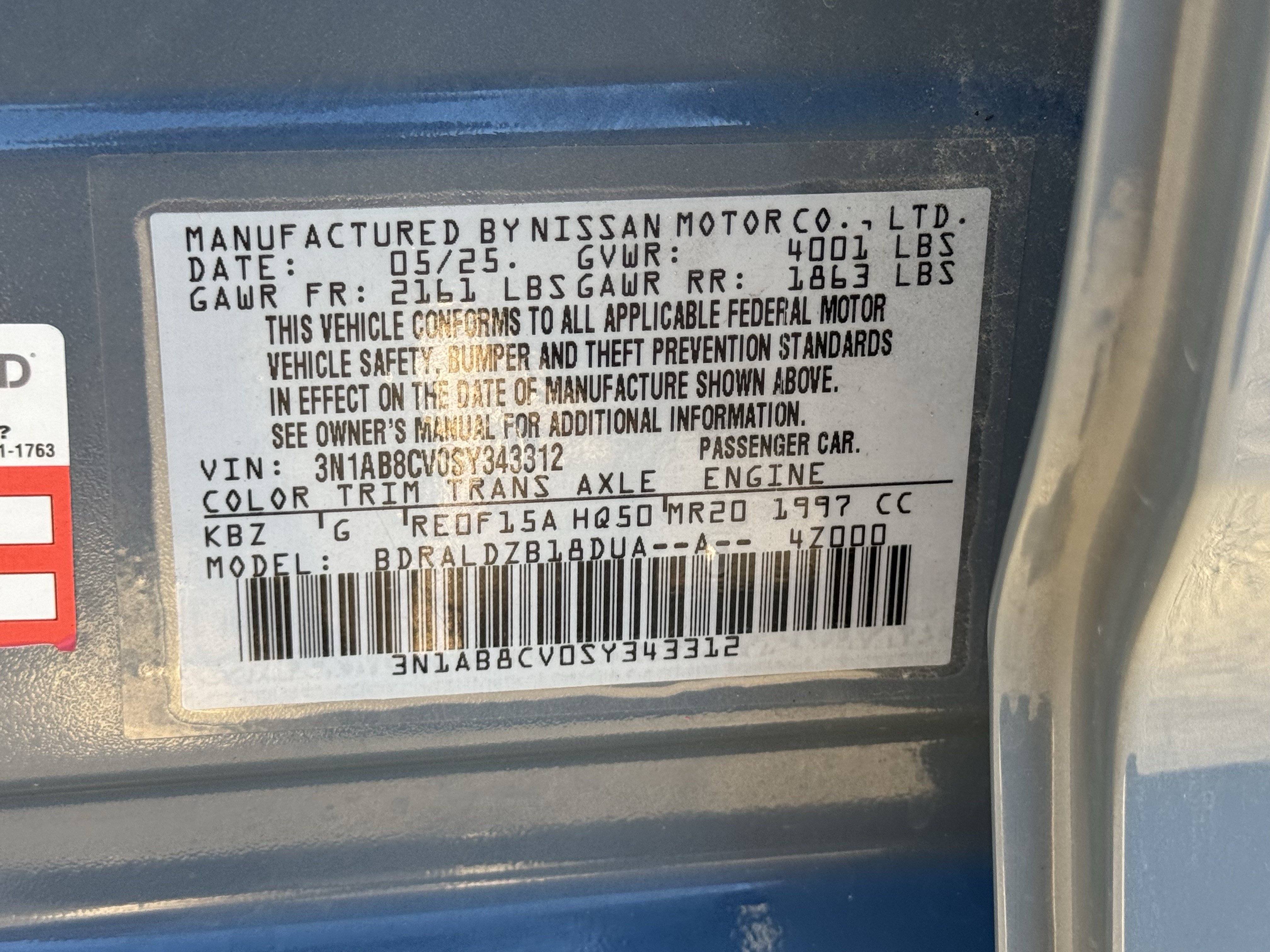 Used 2025 Nissan Sentra SV w/ Trunk Package FWD image 26