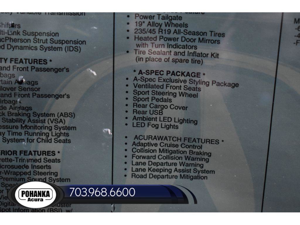 New 2025 Acura ADX A-Spec image 37