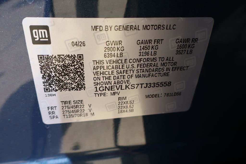 New 2026 Chevrolet Traverse RS AWD/4WD image 59