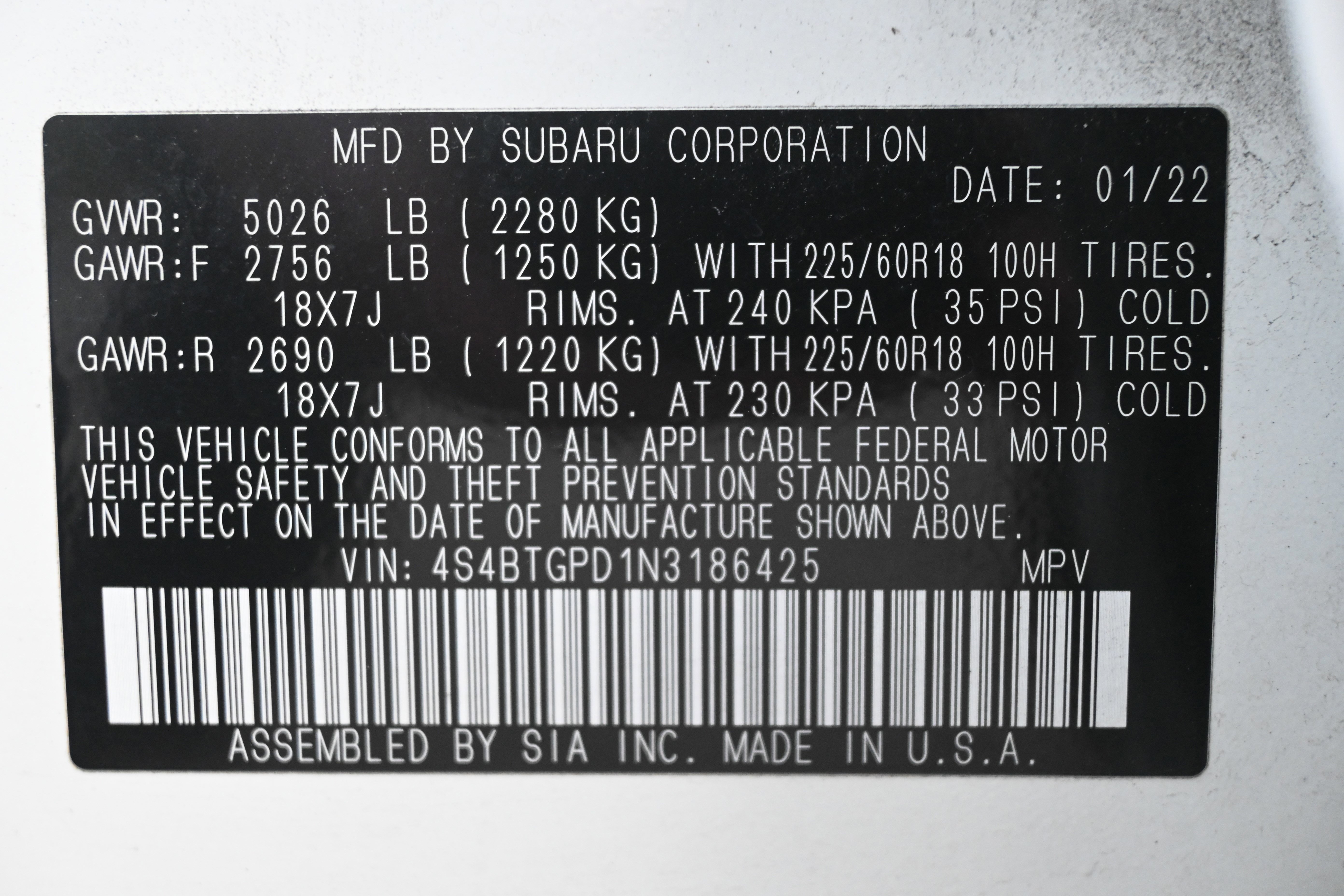 Used 2022 Subaru Outback Touring XT image 35