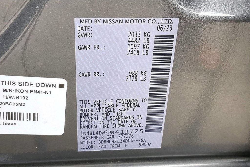 Used 2023 Nissan Altima 2.5 SV AWD/4WD image 34