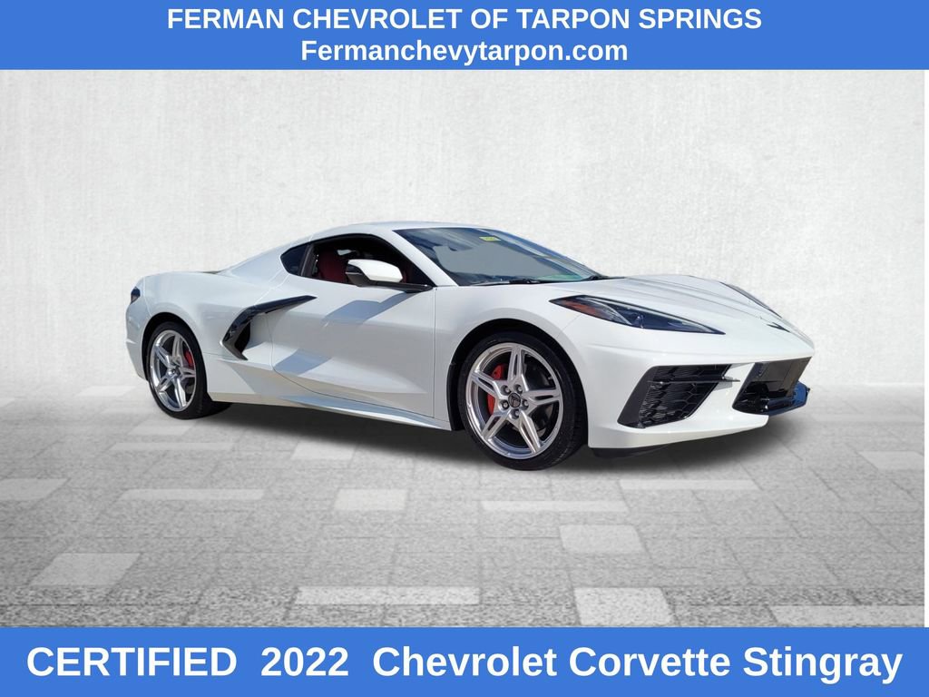 Used 2022 Chevrolet Corvette Stingray Preferred Cpe w/ Engine Appearance Package image 1