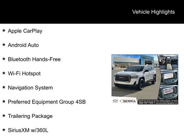 Certified 2023 GMC Acadia AT4 w/ Trailering Package image 4