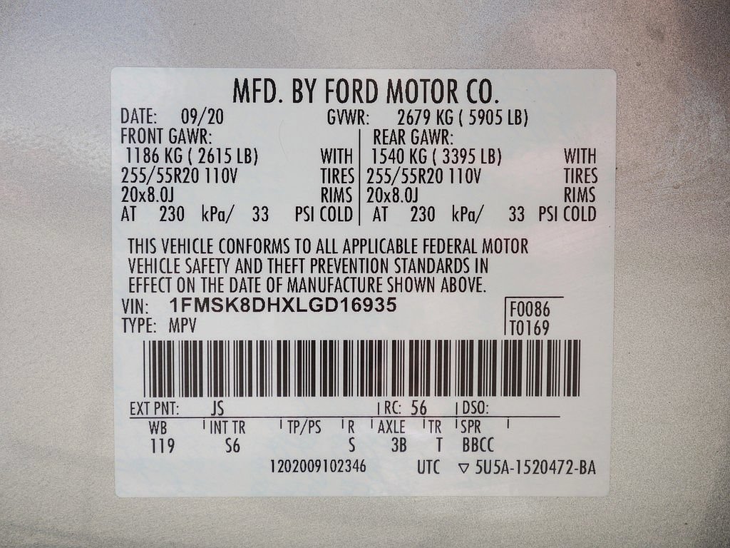 Used 2020 Ford Explorer XLT w/ Equipment Group 202A AWD/4WD image 71