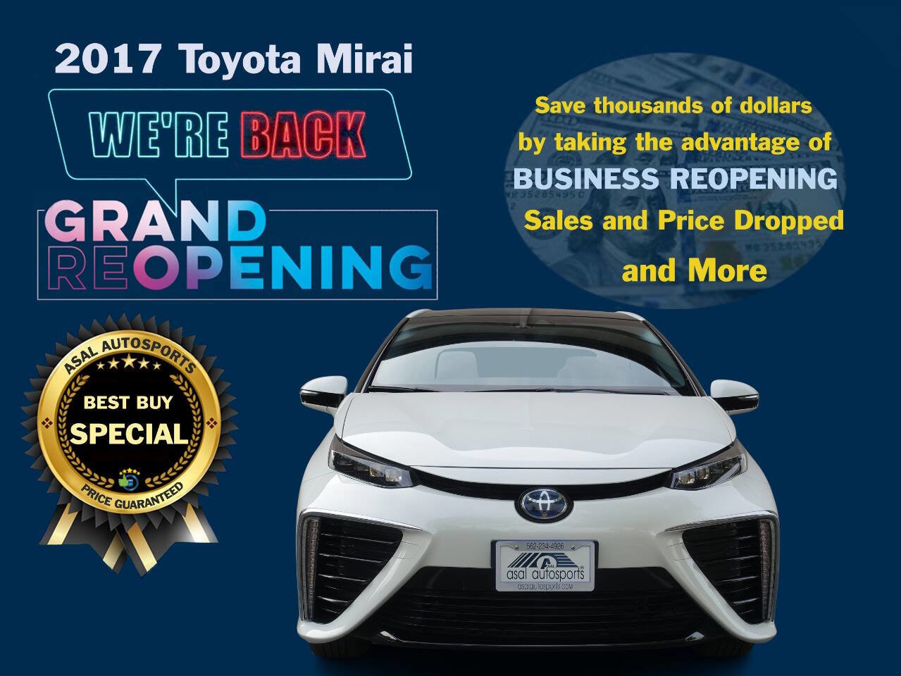 Used 2017 Toyota Mirai FWD image 1