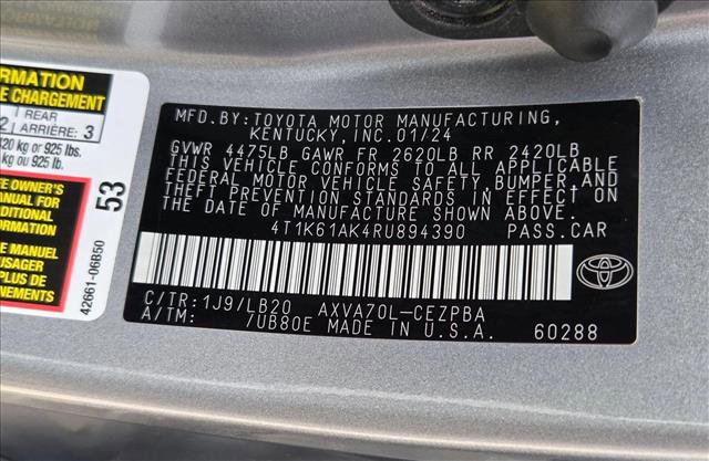 Used 2024 Toyota Camry XSE FWD image 23