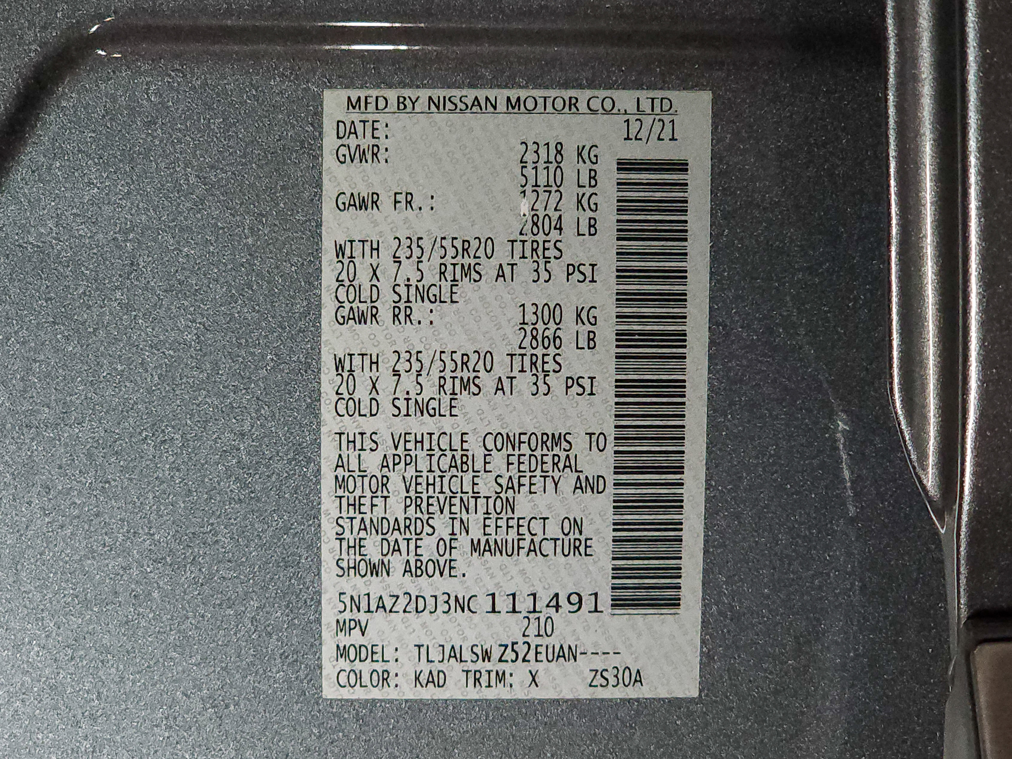 Used 2022 Nissan Murano Platinum w/ Cargo Package image 57