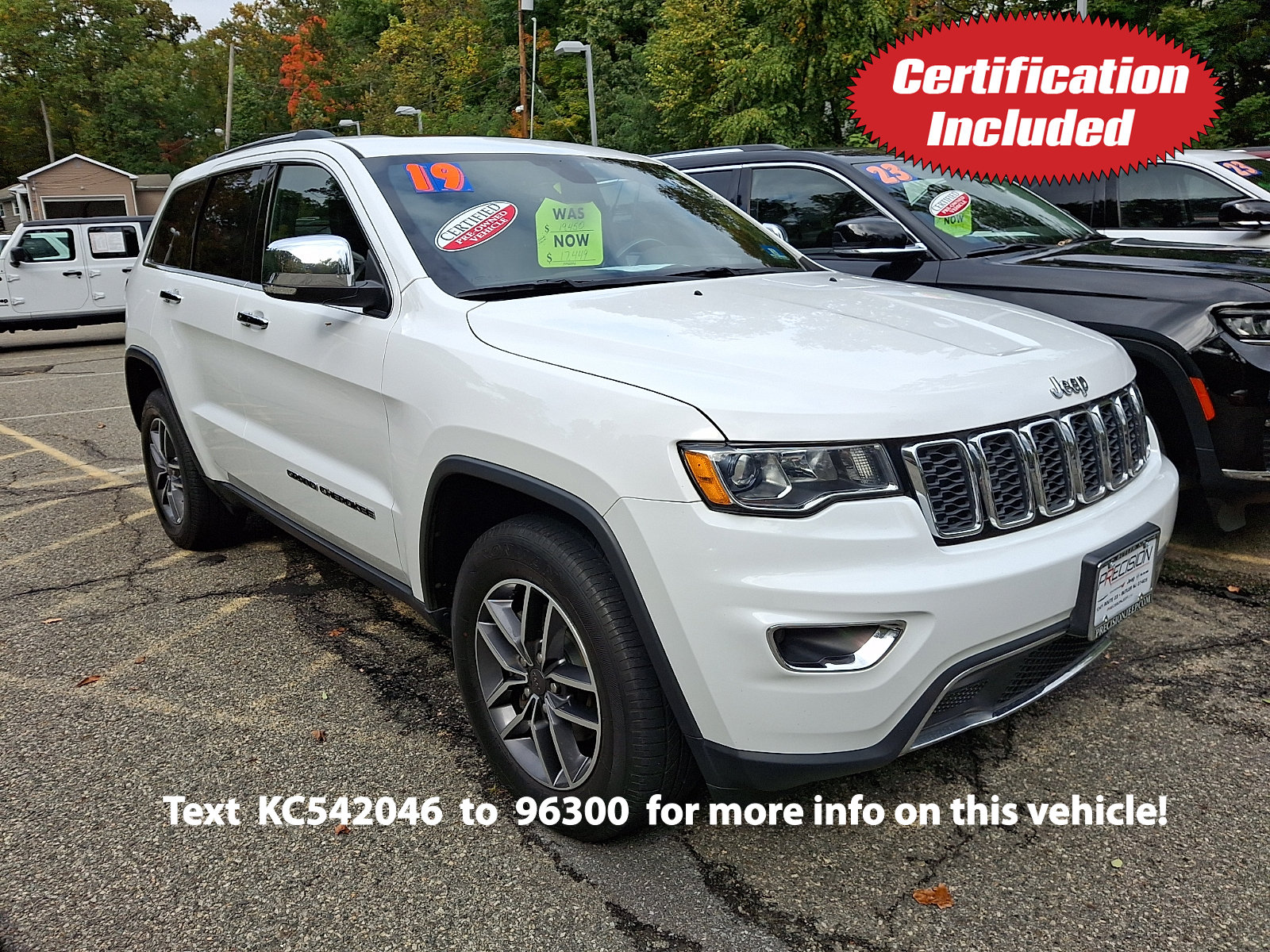 Certified 2019 Jeep Grand Cherokee Limited