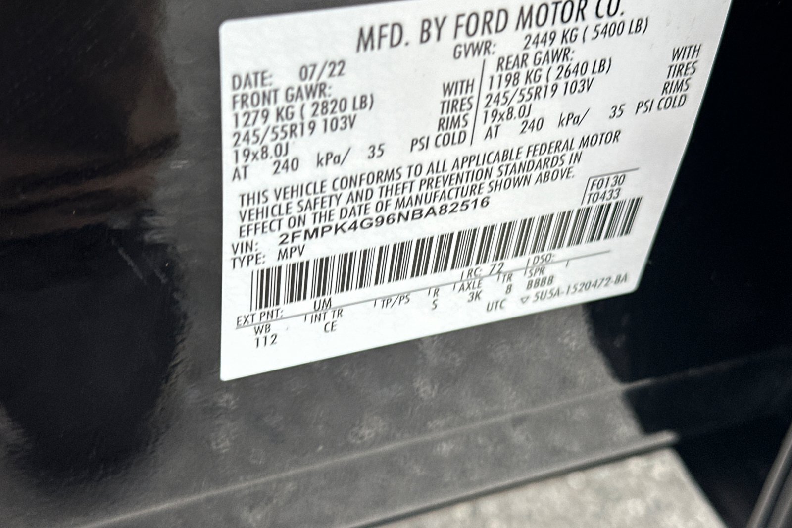 Used 2022 Ford Edge SE w/ Black Appearance Package AWD/4WD image 30