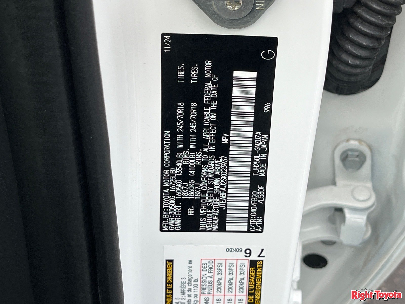 Certified 2025 Toyota Land Cruiser 1958 AWD/4WD image 33