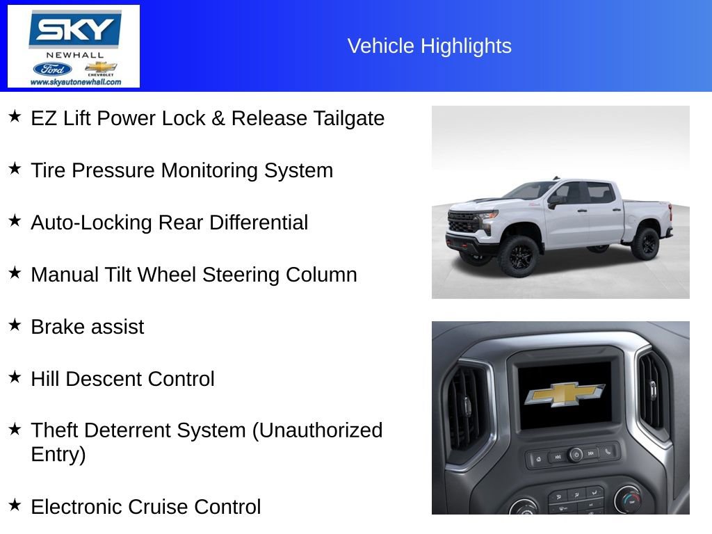 New 2025 Chevrolet Silverado 1500 Custom Trail Boss image 31