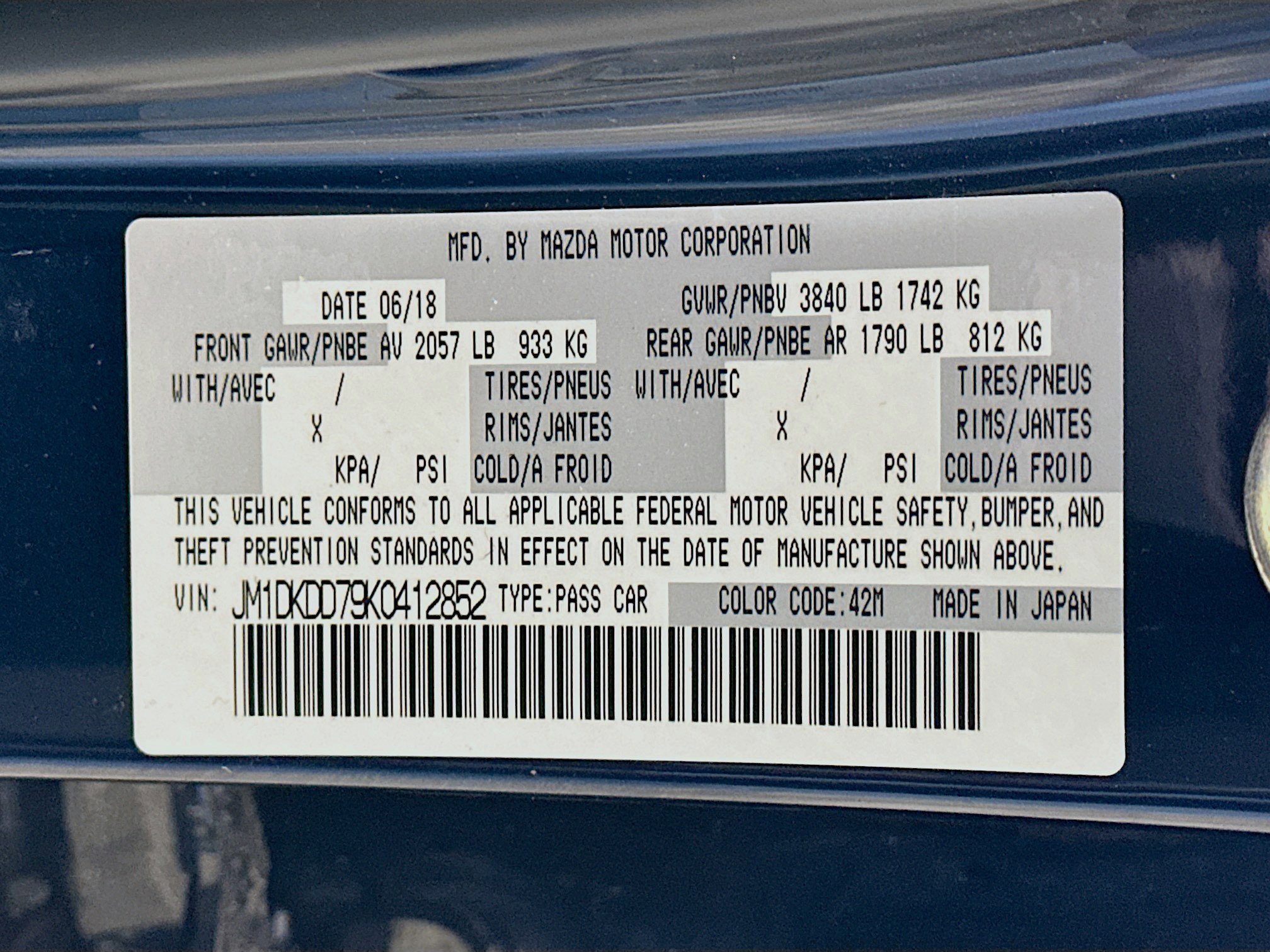 Used 2019 MAZDA CX-3 Grand Touring image 12