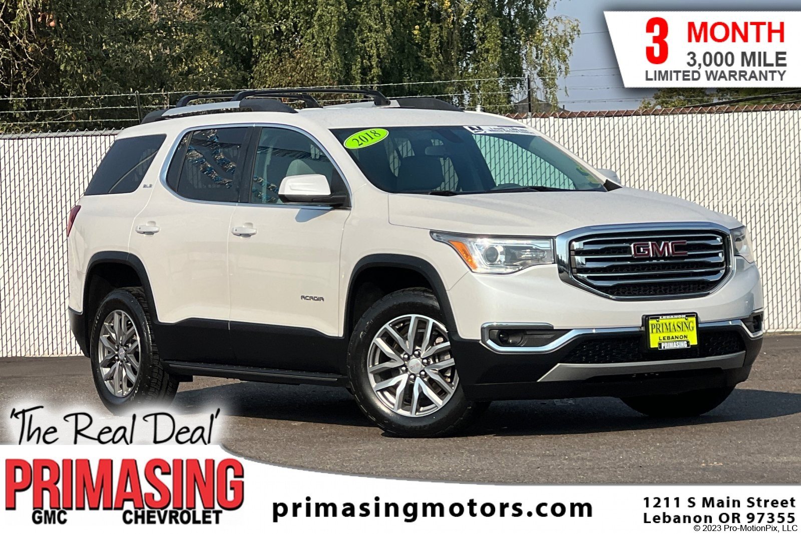 Used 2018 GMC Acadia SLE