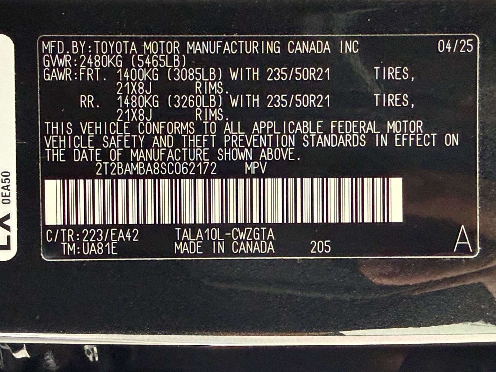 Used 2025 Lexus RX 350 Premium w/ Convenience Package FWD image 25